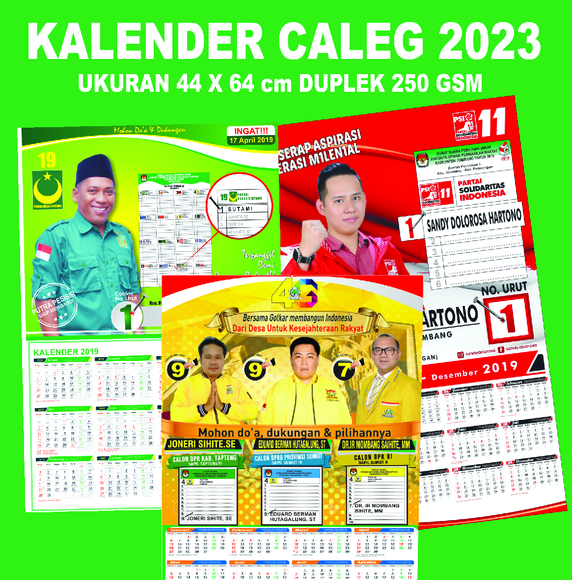 kalender caleg 44x64