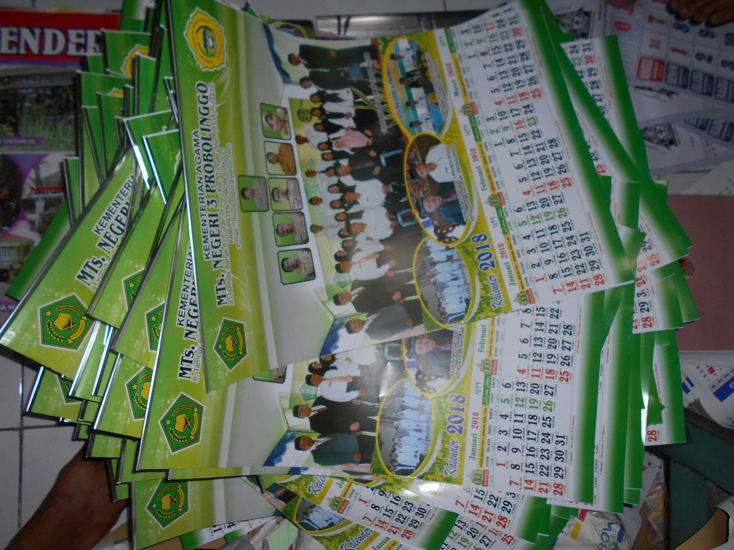 Cetak kalender Ap 120
